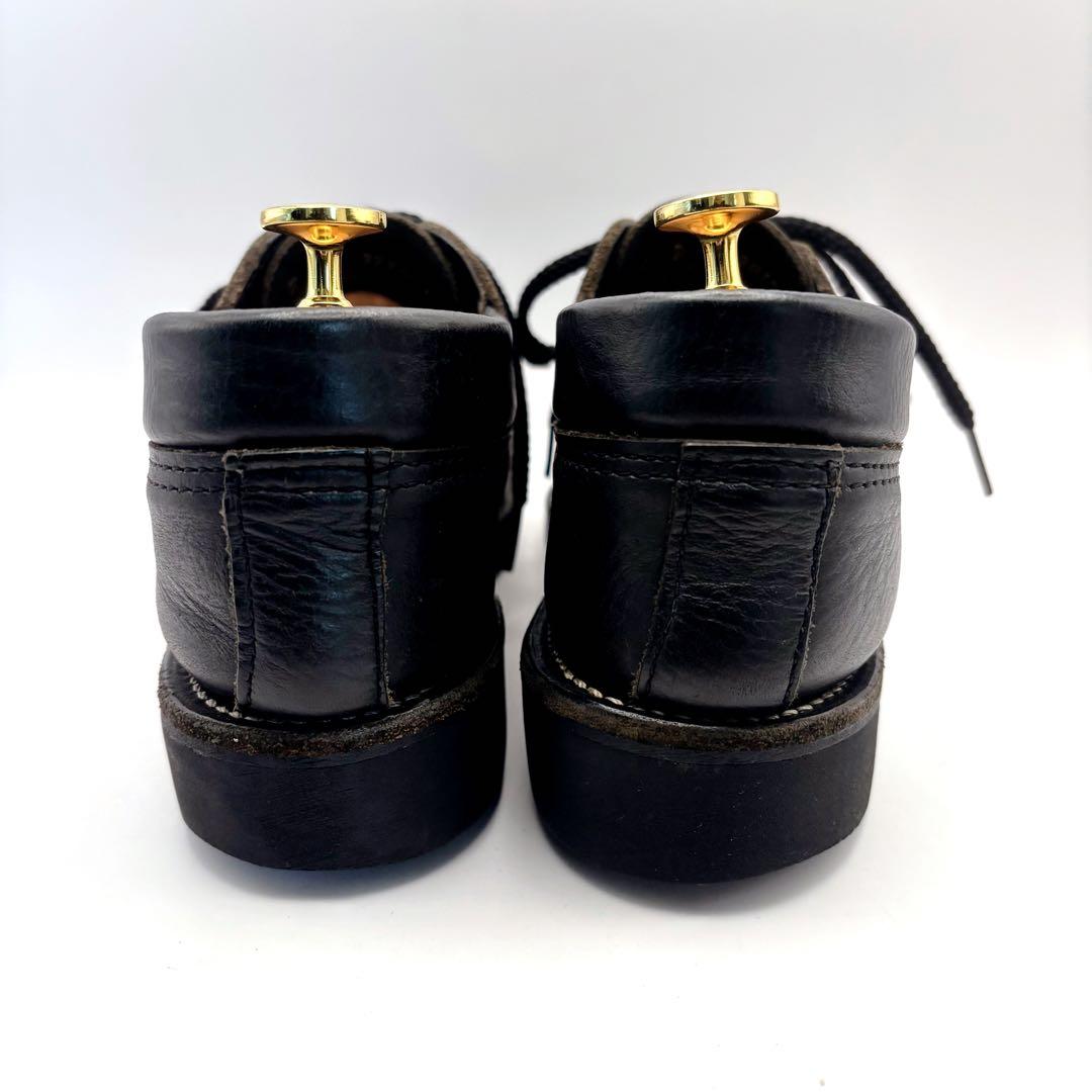 【美品】ラッセルモカシン 黒 レザー モカシン Vibram USA製 7D