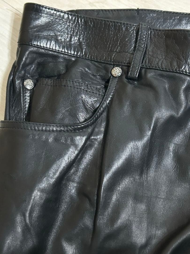Roberto Cavalli レザーパンツ