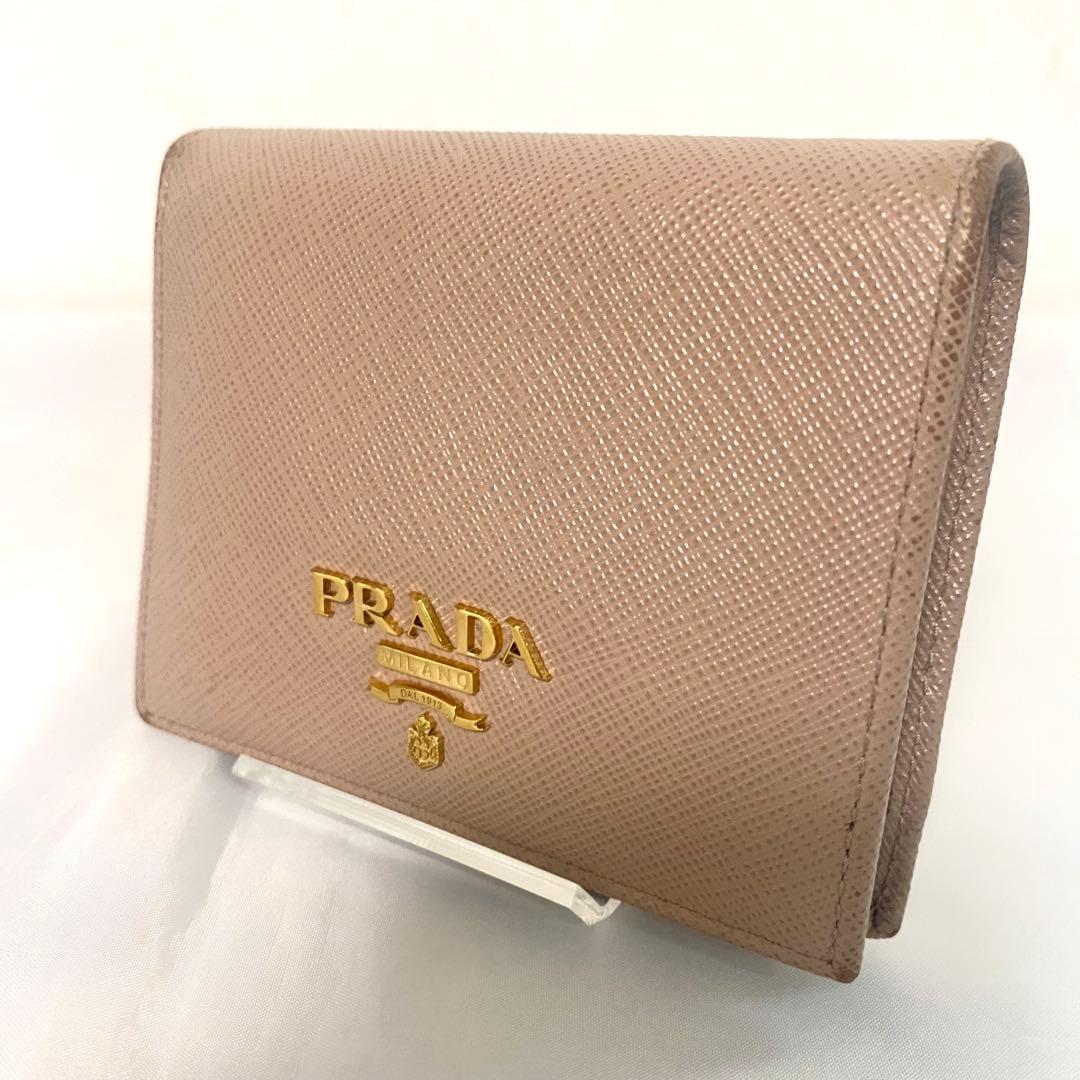 PRADA プラダ サフィアーノ二つ折り財布