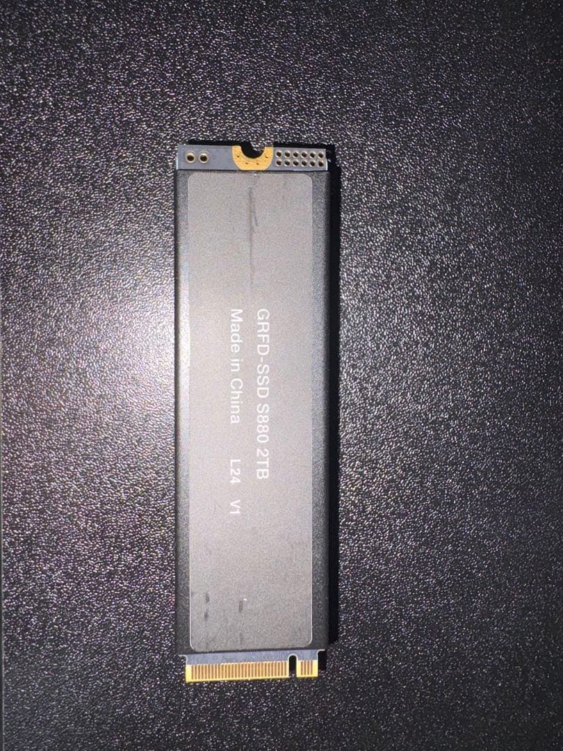 GEO PS5用 M.2 SSD 2TB 保証レシート付