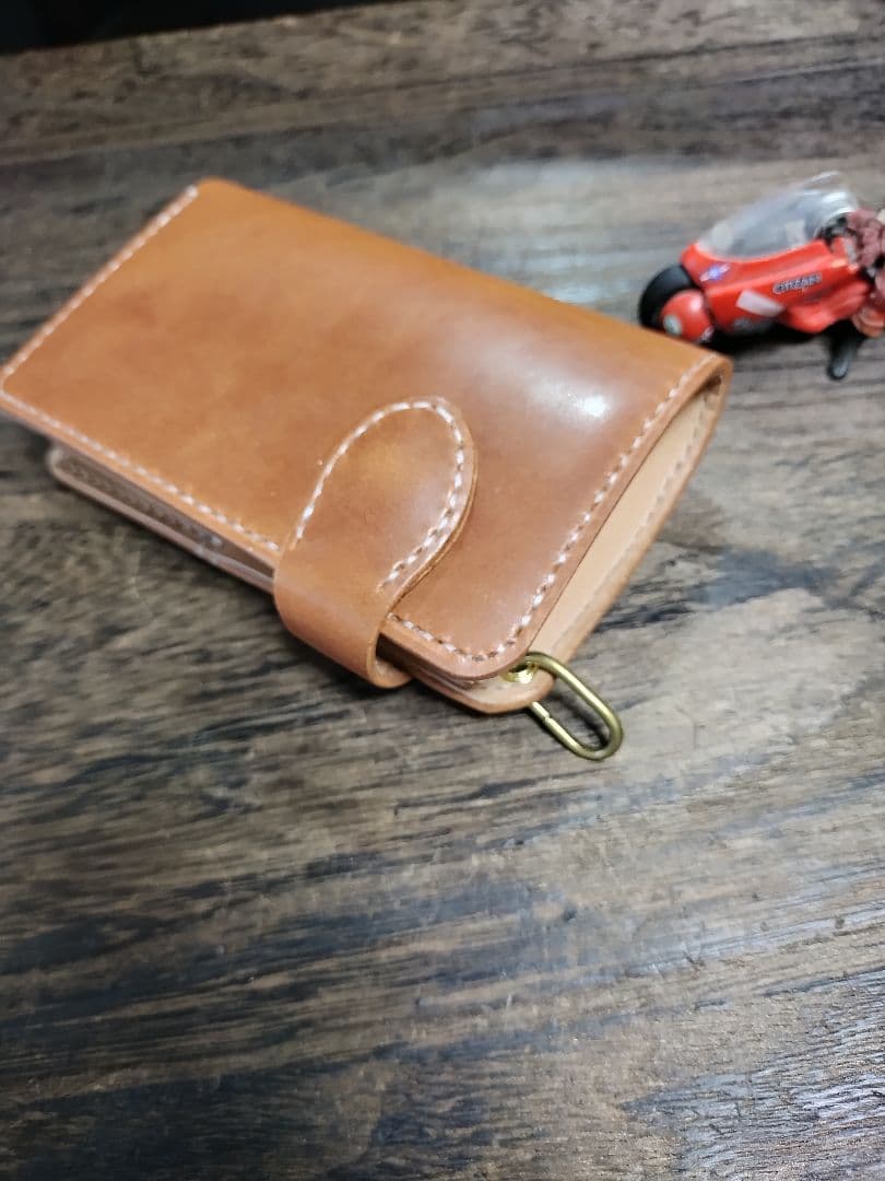ワイルド仕様■Middle Leather Walletイタチョコ ホックマン