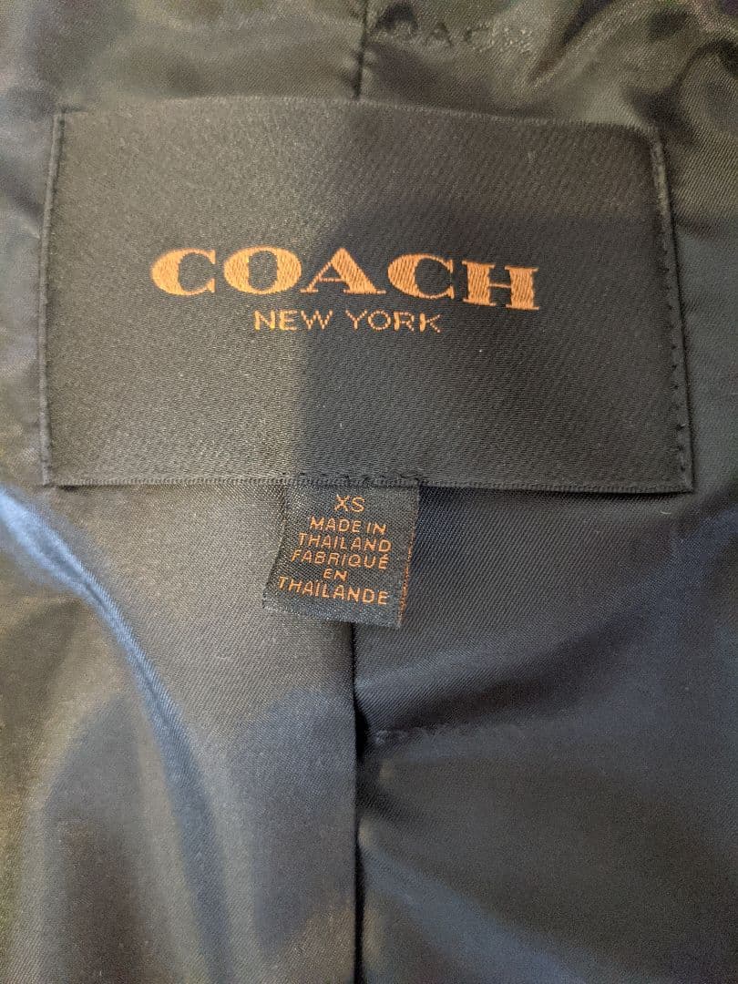 COACH ベージュ トレンチコート XS
