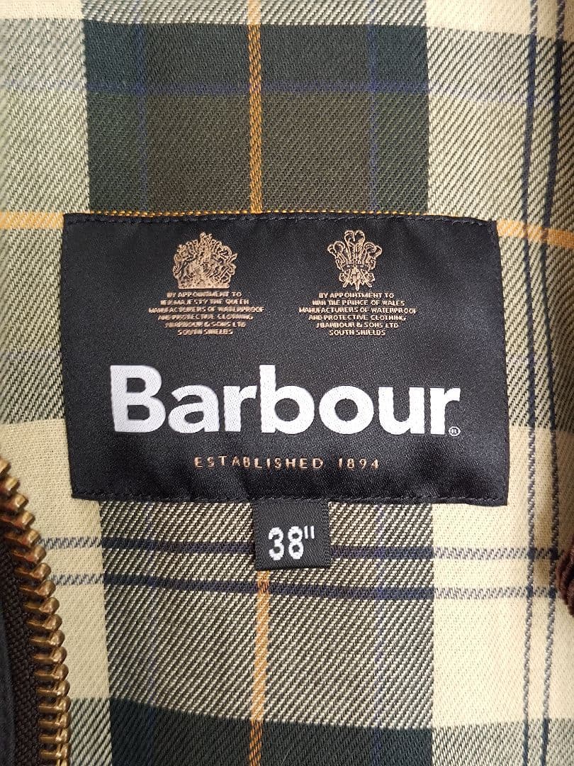 Barbour OS Transport Wax 38 美品