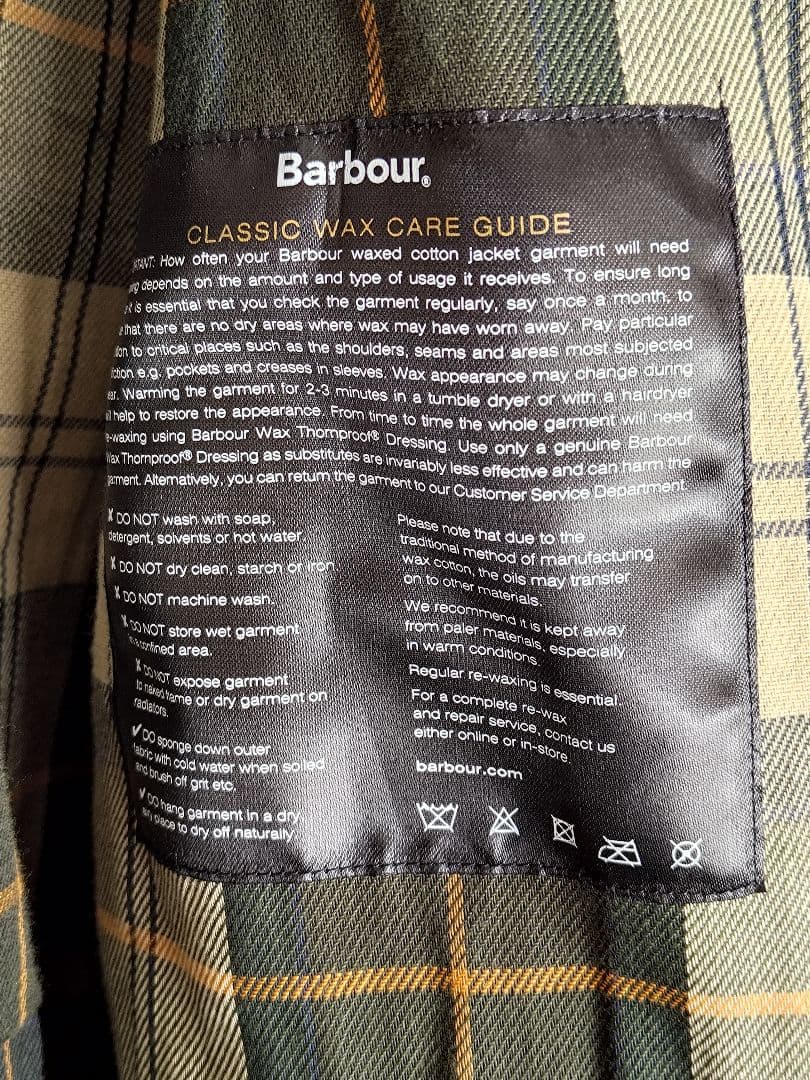 Barbour OS Transport Wax 38 美品
