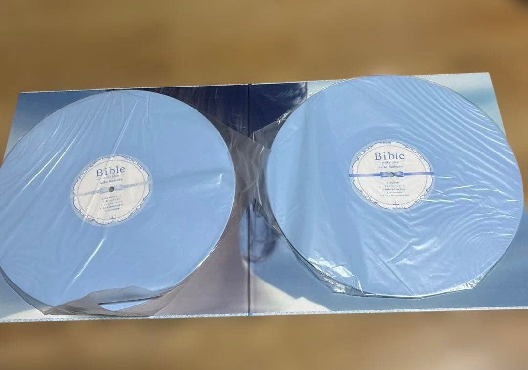 松田聖子　Bible -milky blue- レコード