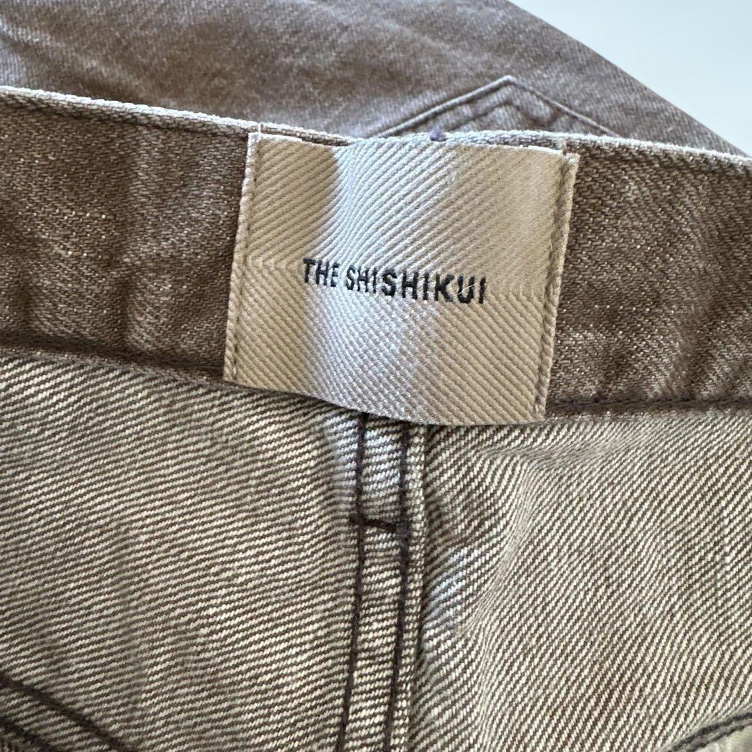 パンツ SHISHIKUI BASIC JEANS BROWN 24 +5cm