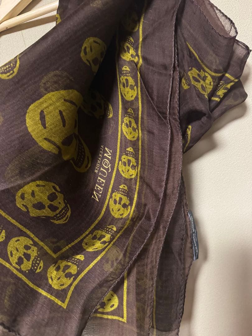 ALEXANDER McQUEEN アレキサンダーマックイーン スカルスカーフ