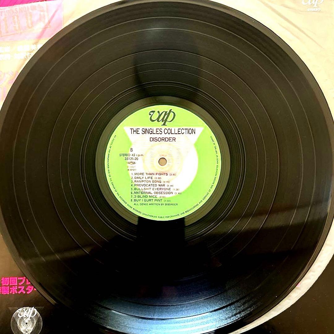洋楽 DISORDER /THE SINGLES COLLECTION /LP