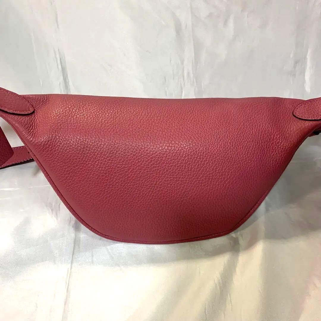 COACH ウエストバッグ　ボディバッグ　ピンク　レザー　 美品