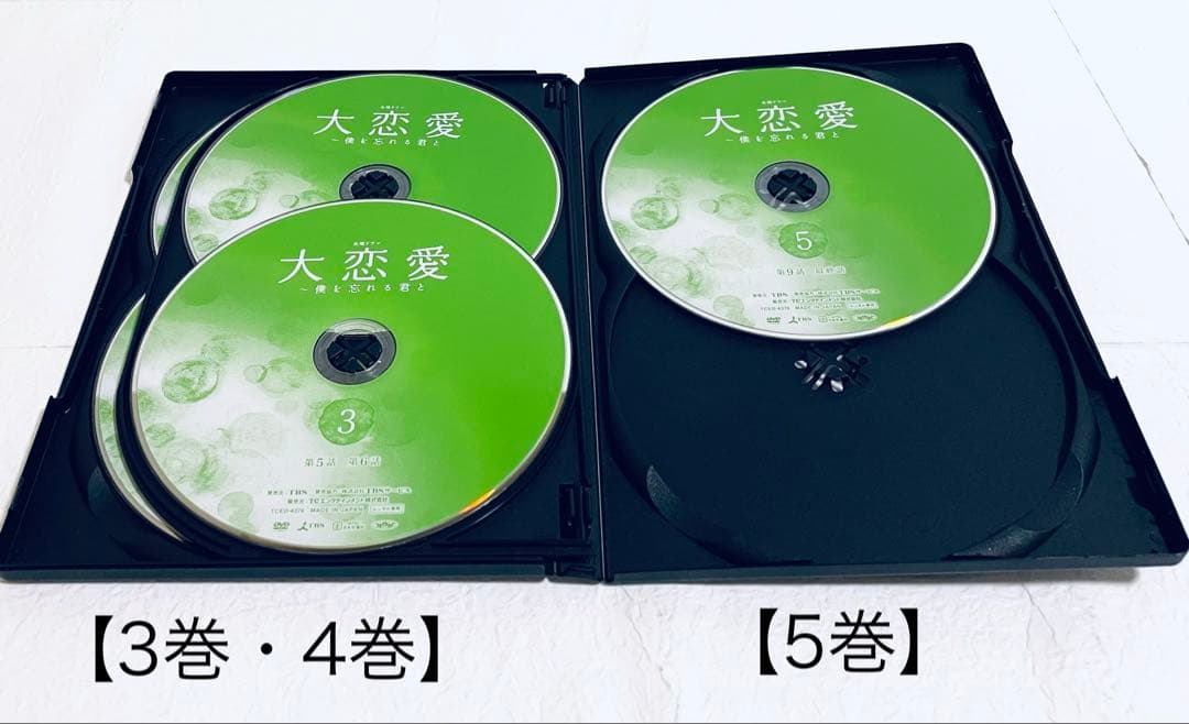 大恋愛　僕を忘れる君と　【全５巻】　レンタル版DVD 全巻セット　ムロツヨシ