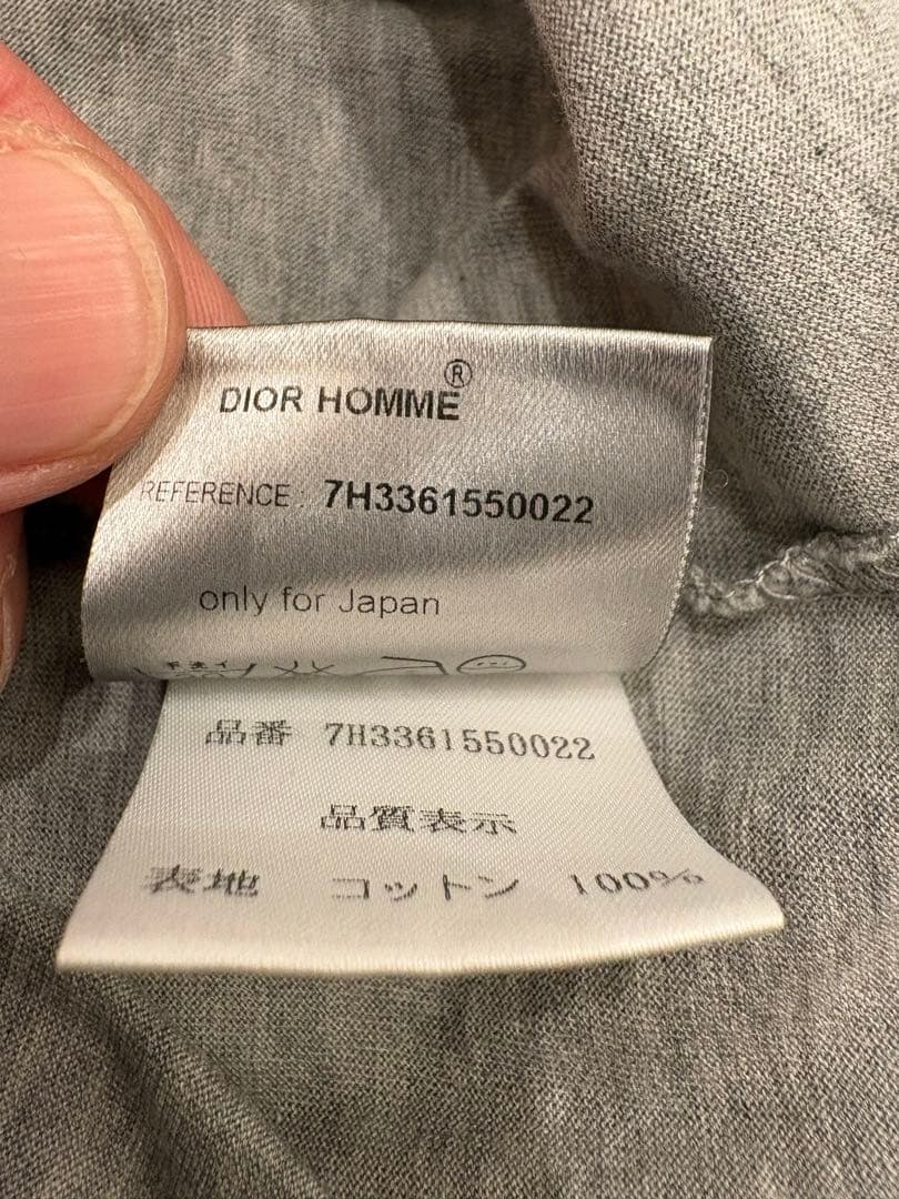 希少　Dior Homme エディ期　エポーレットTシャツ