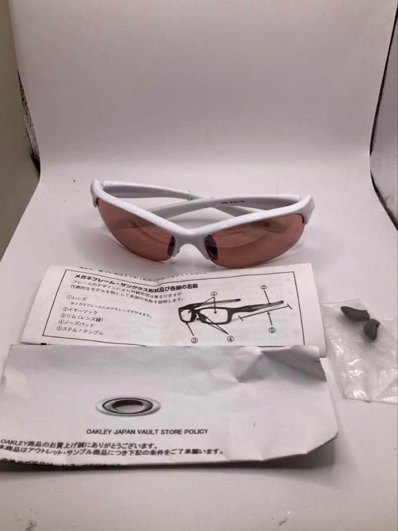 OAKLEY オークリー サングラス Commit ホワイト ピンク　スポーツ