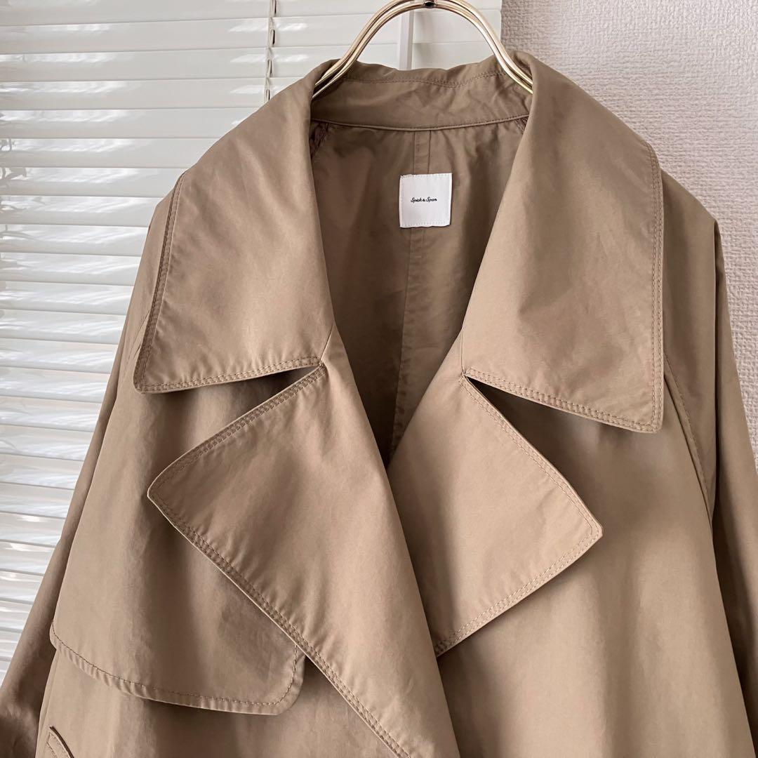 【2025SS】Spick & Span C/Pミドル丈トレンチコート36