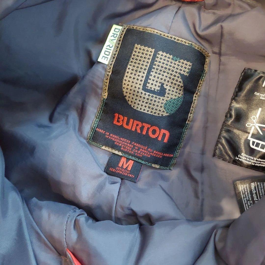 chii様　Burton スノーボードウェア Mサイズ グレー/赤
