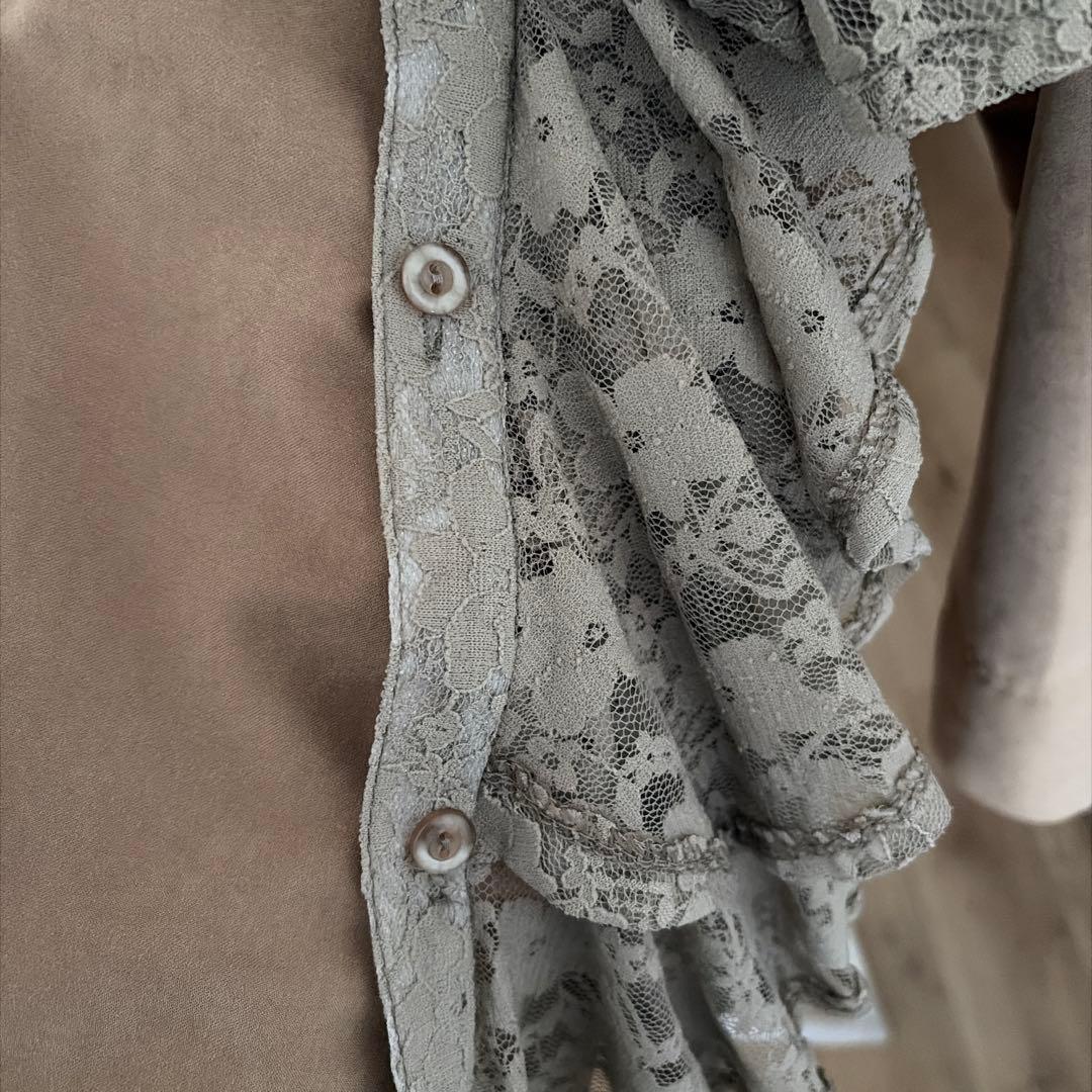 ALEXANDER McQUEEN ベージュトレンチコート Mサイズ レース