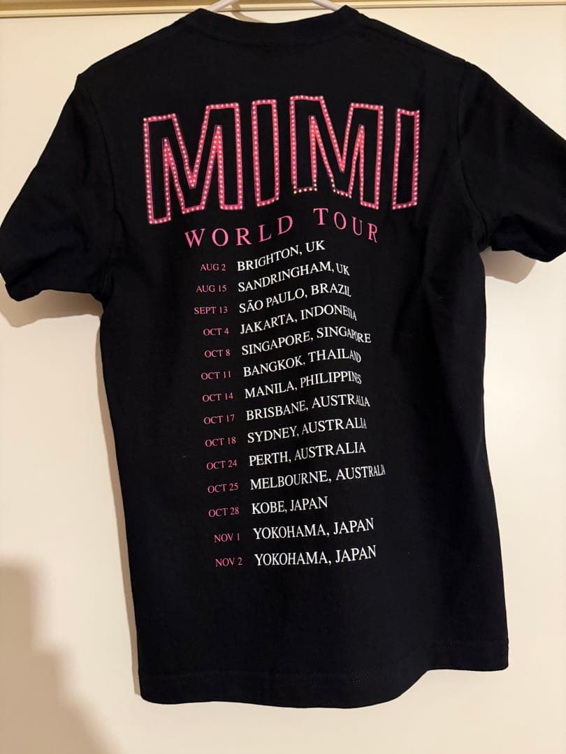 マライアキャリー　MIMI WORLD TOUR Tシャツ