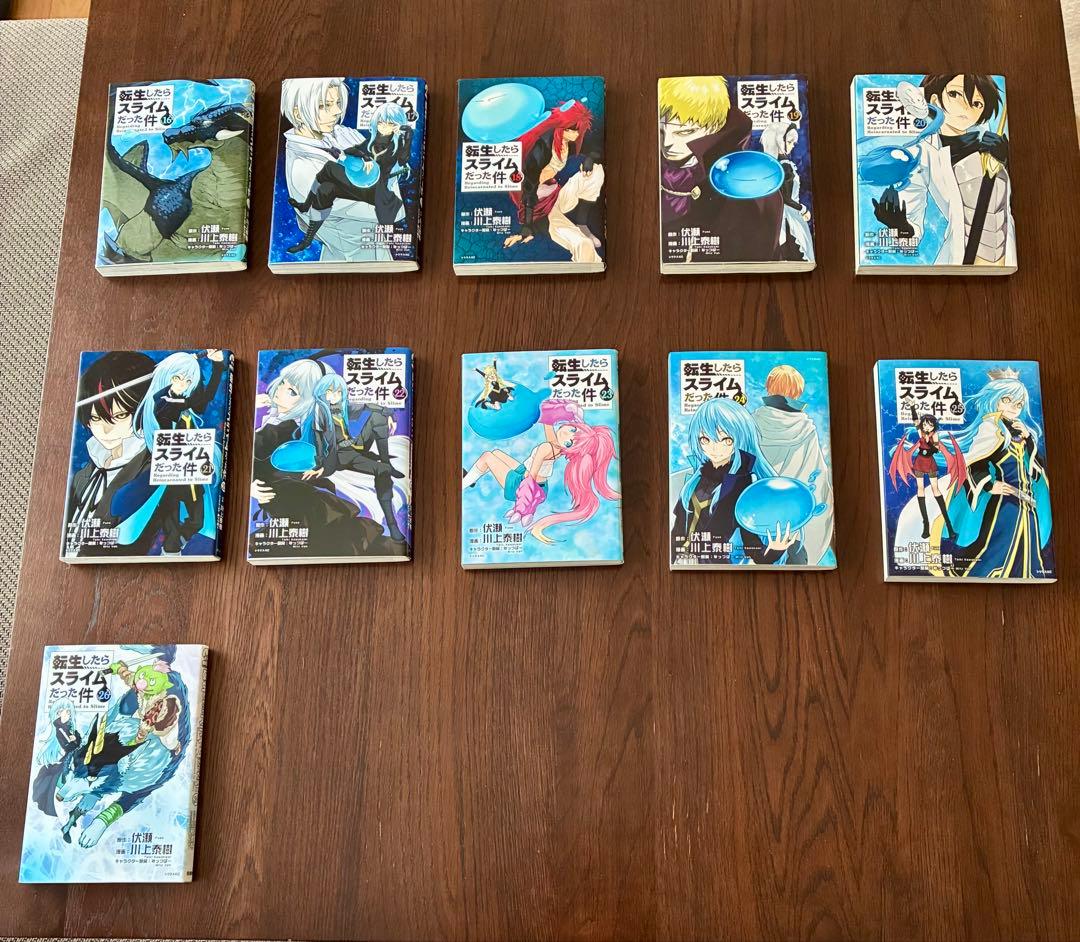 転生したらスライムだった件 1巻〜26巻セット
