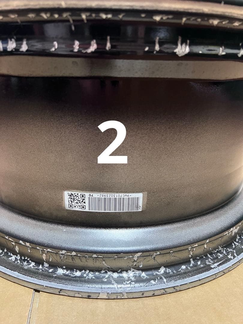 [手渡し(盛岡)又はたのメル便]grb 後期 純正 ホイール18インチ 8.5J