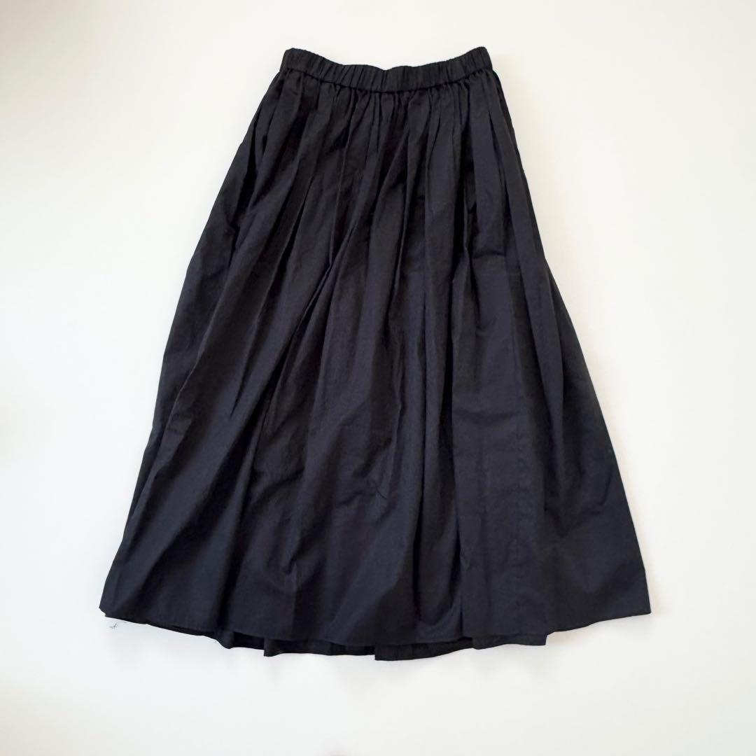 定価2.42万✨ドゥーズィエムクラス コットンドラマチックギャザースカート 黒