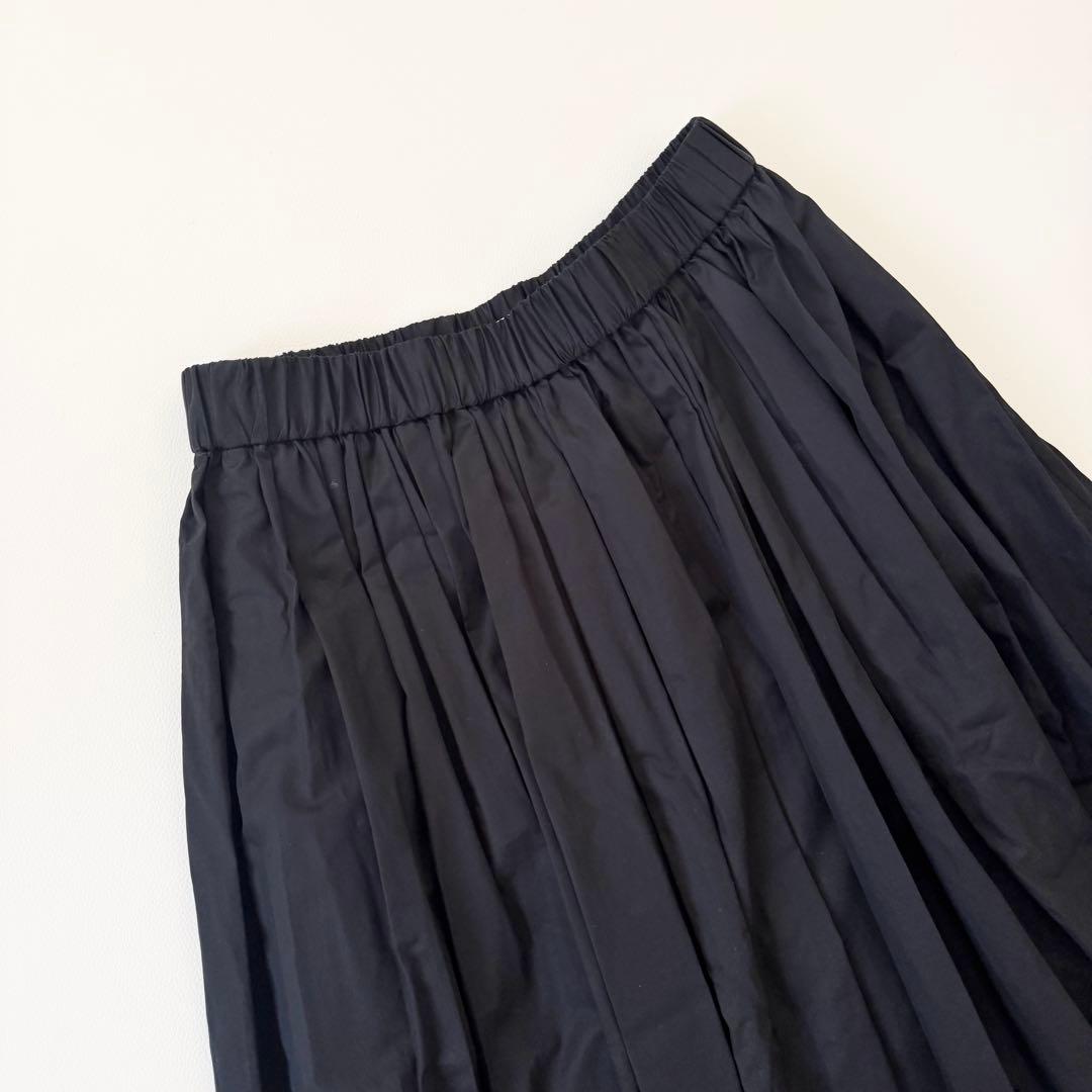 定価2.42万✨ドゥーズィエムクラス コットンドラマチックギャザースカート 黒