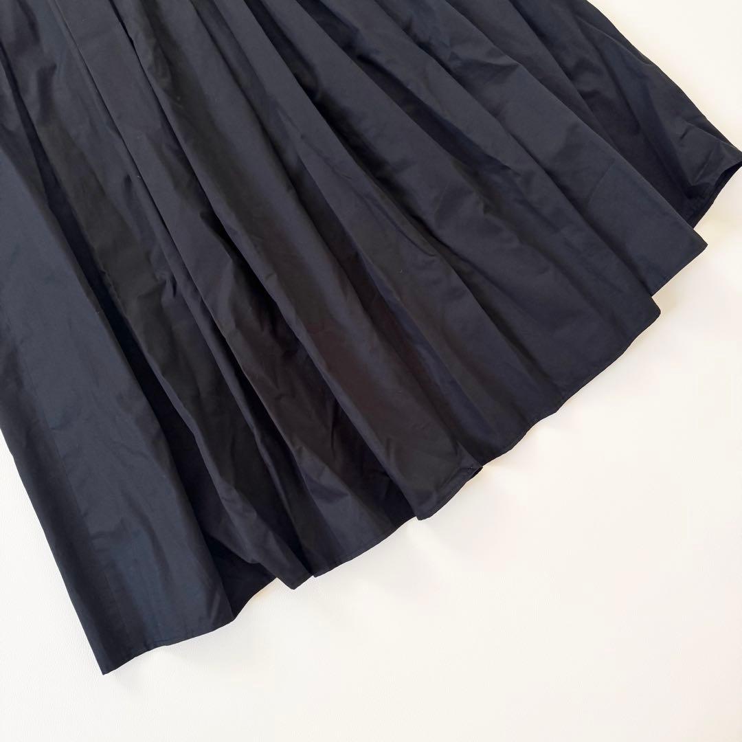 定価2.42万✨ドゥーズィエムクラス コットンドラマチックギャザースカート 黒