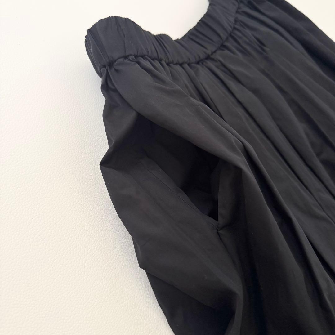 定価2.42万✨ドゥーズィエムクラス コットンドラマチックギャザースカート 黒