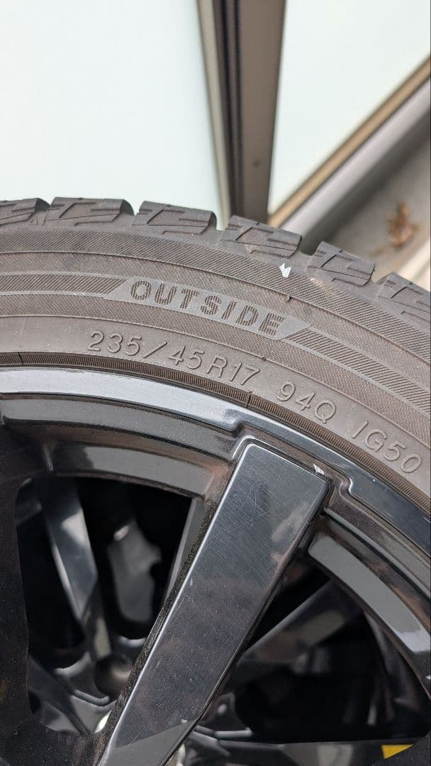 235/45R17　YOKOHAMA 17インチ スタッドレスタイヤセット