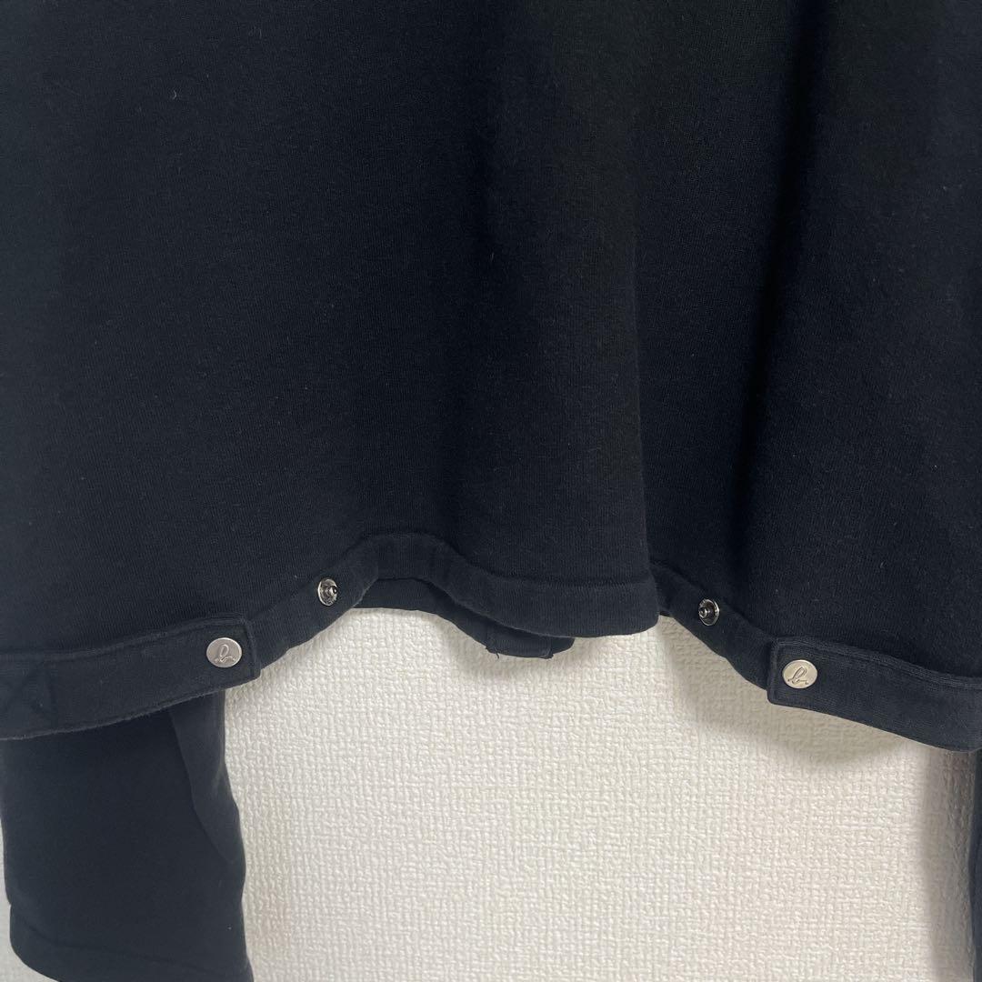 アニエスベー カーディガン スナップボタン　裏起毛