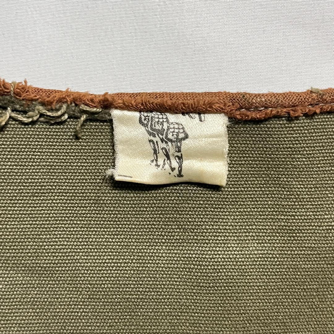 トップス 60s SAFARI HUNTING CANVAS & LEATHER VEST
