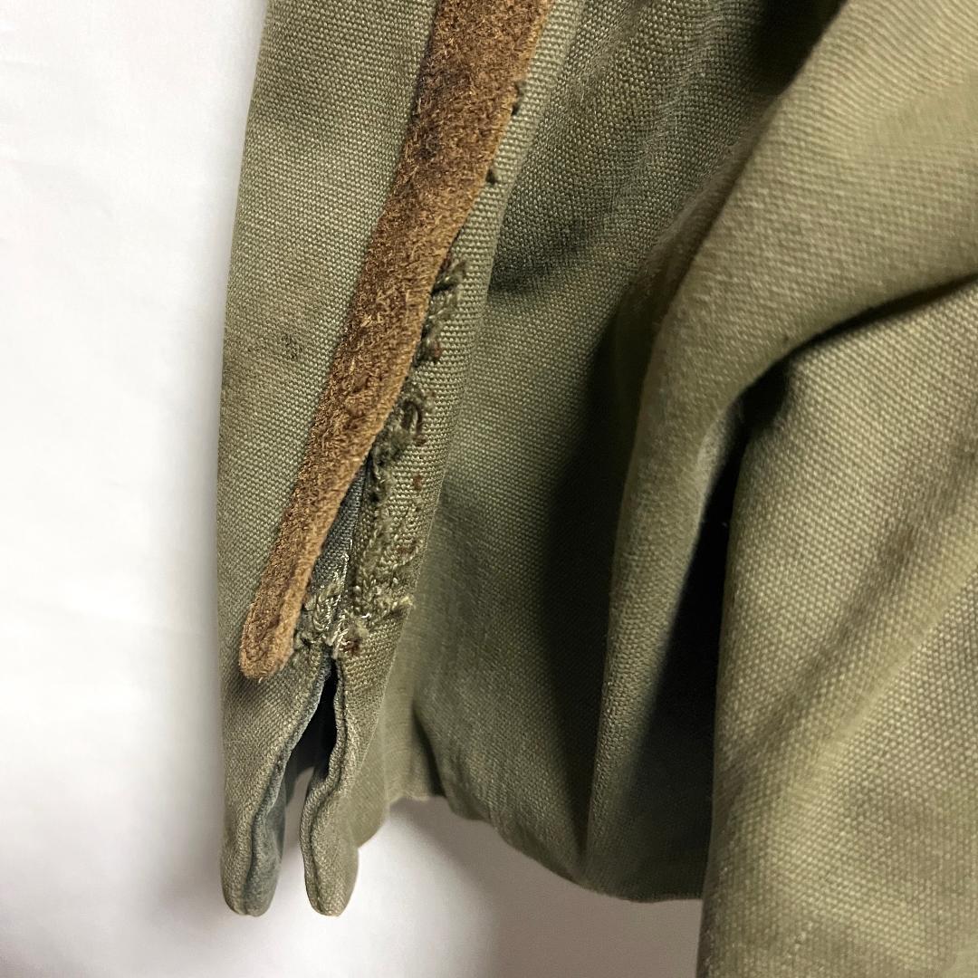 トップス 60s SAFARI HUNTING CANVAS & LEATHER VEST