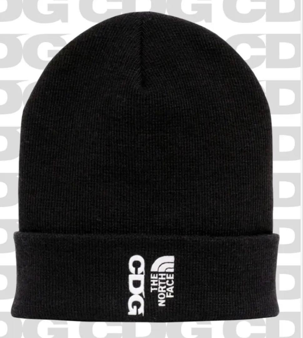 未開封　cdg ノースフェイス　ビーニー　ニット帽　コムデギャルソン　今期発売