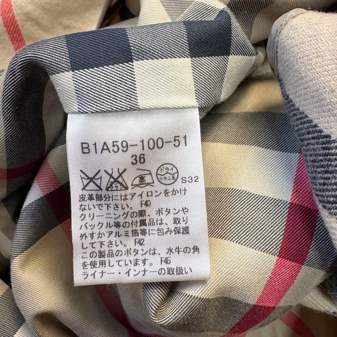 バーバリーロンドン♡トレンチコート　ベルト　ライナー　ノバチェック ハニー