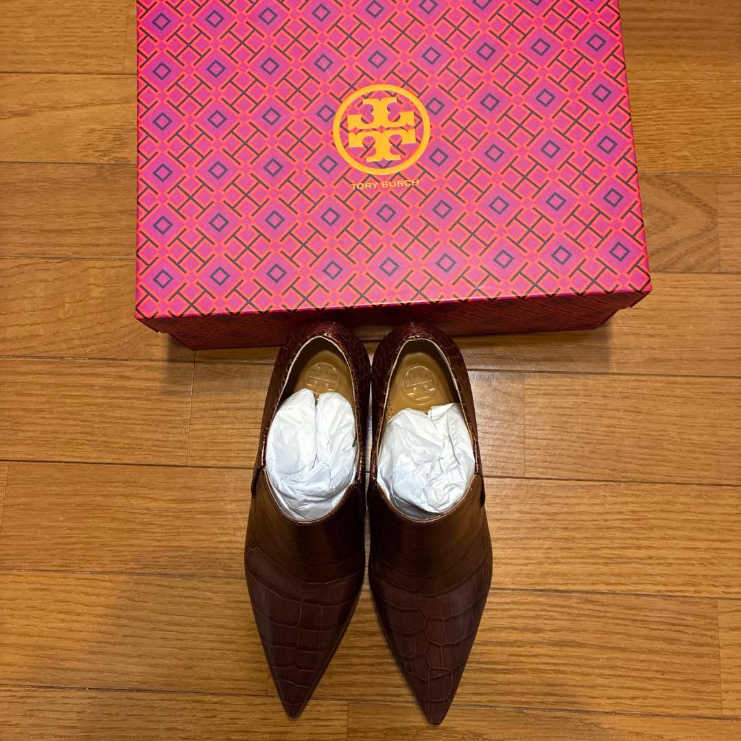 トリーバーチ Tory Burch ブーティ ブラウン