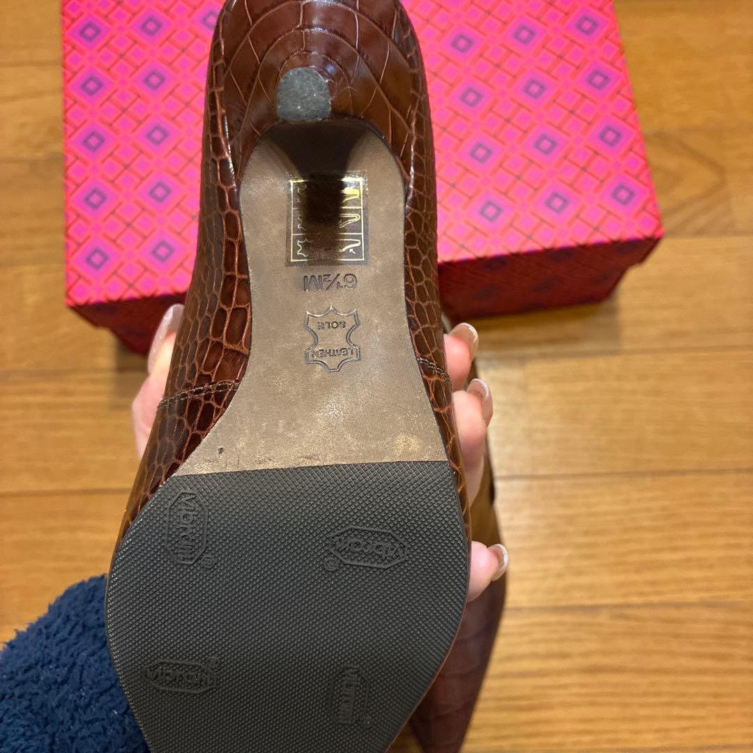 トリーバーチ Tory Burch ブーティ ブラウン