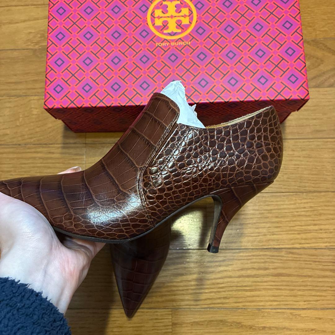 トリーバーチ Tory Burch ブーティ ブラウン