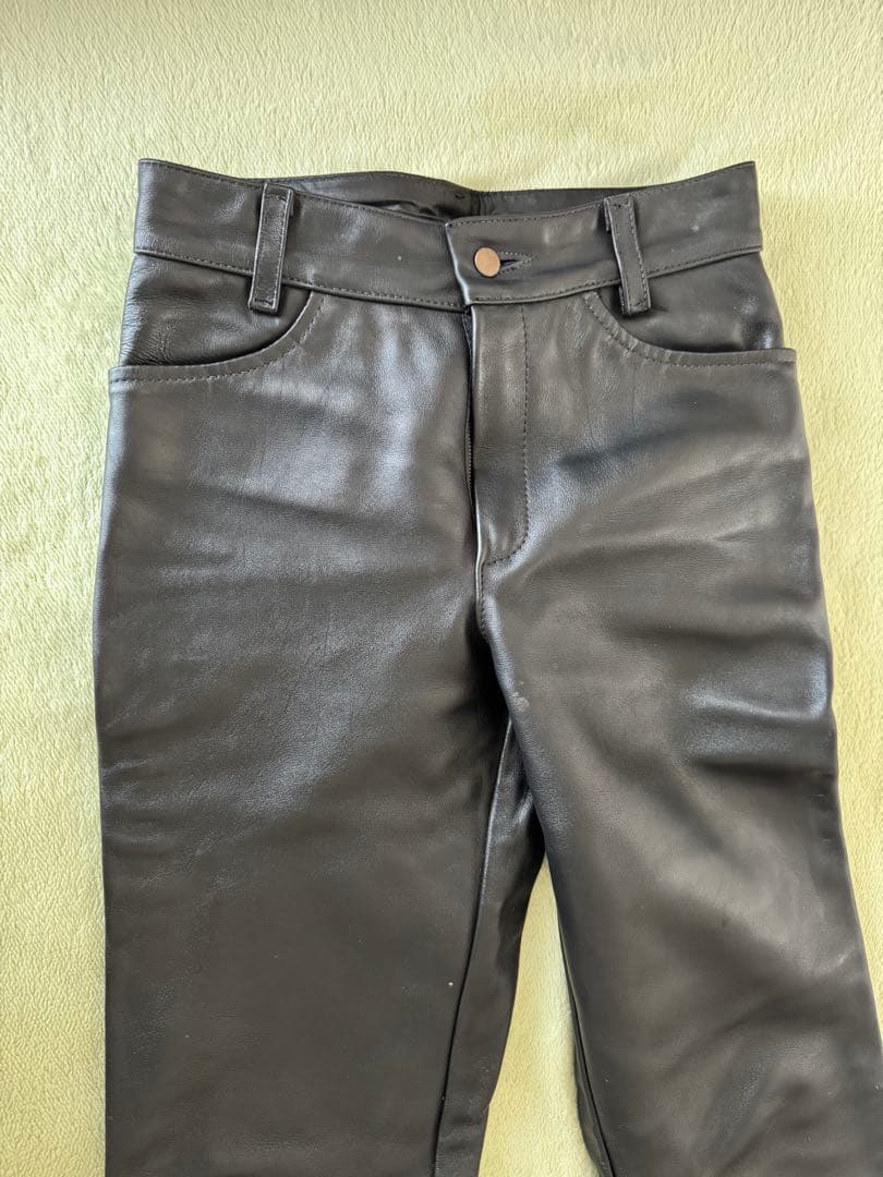 VANSON 革パンツ レザースラックス 32インチ 美品