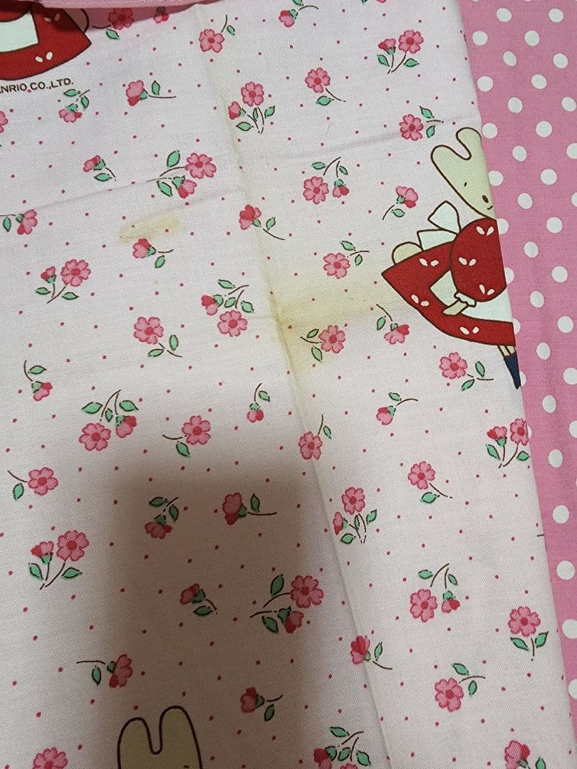 【昭和レトロ】1987年製 当時物 マロンクリーム カーテン サンリオレトロ