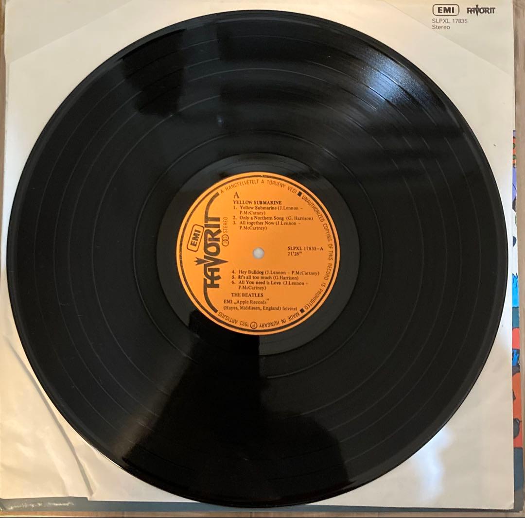 稀少ハンガリーオリジナル美盤イエローサブマリンBeatlesビートルズレコード