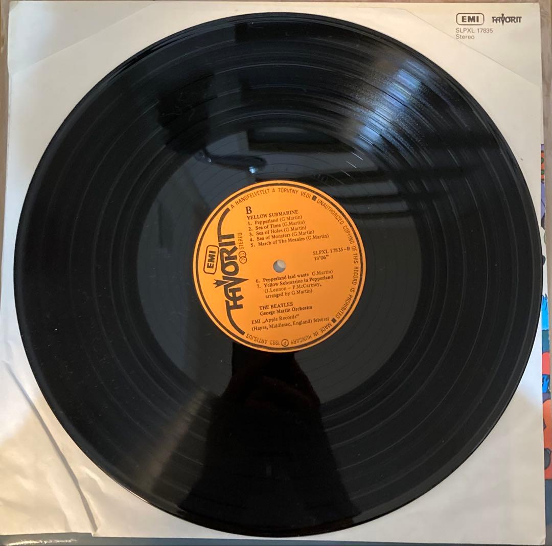 稀少ハンガリーオリジナル美盤イエローサブマリンBeatlesビートルズレコード
