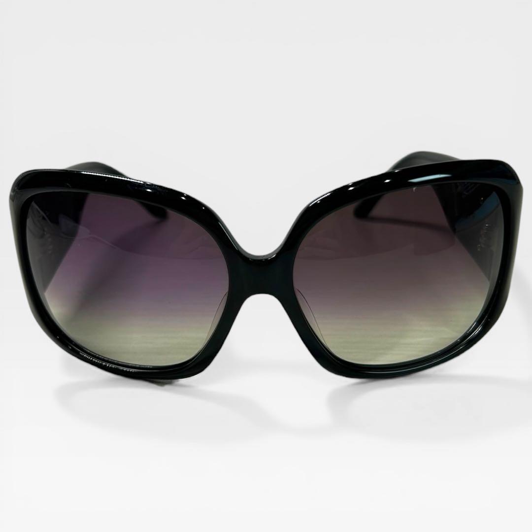 Christian Dior ラインストーン装飾 ビッグフレーム サングラス