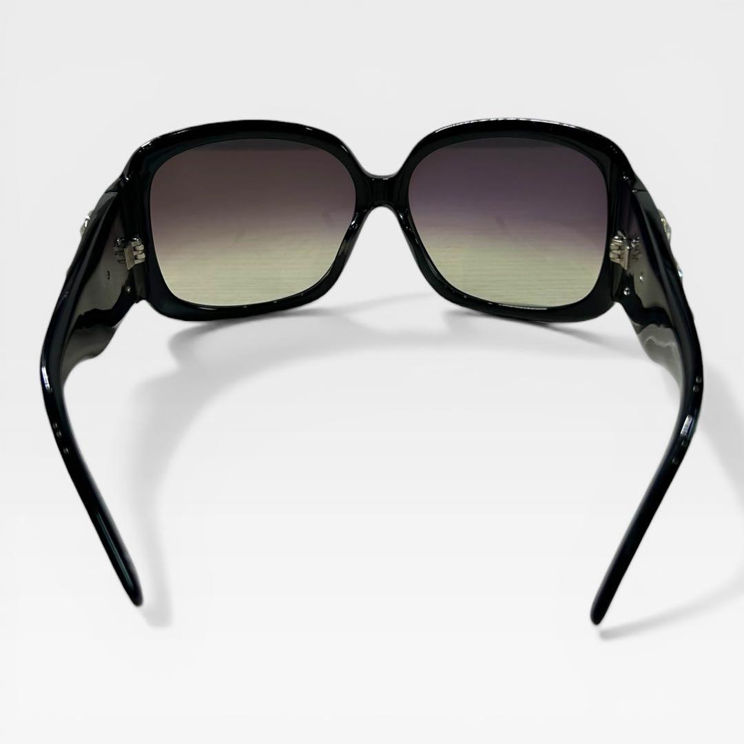 Christian Dior ラインストーン装飾 ビッグフレーム サングラス