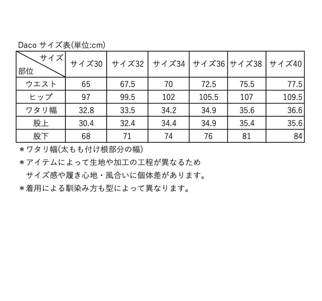 SHISHIKUI DACO / BLACK ブラックデニム　34
