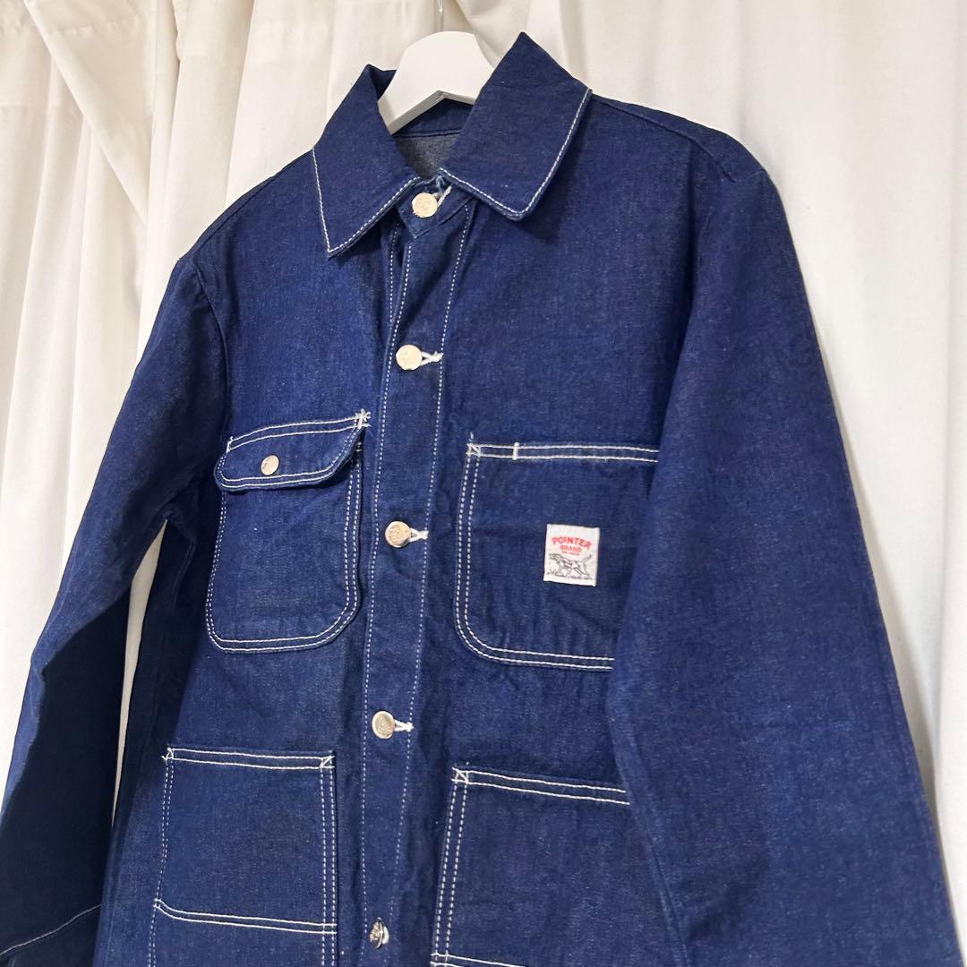 90s新品未使用⭐︎USA製⭐︎POINTER⭐︎デニムカバーオール⭐︎