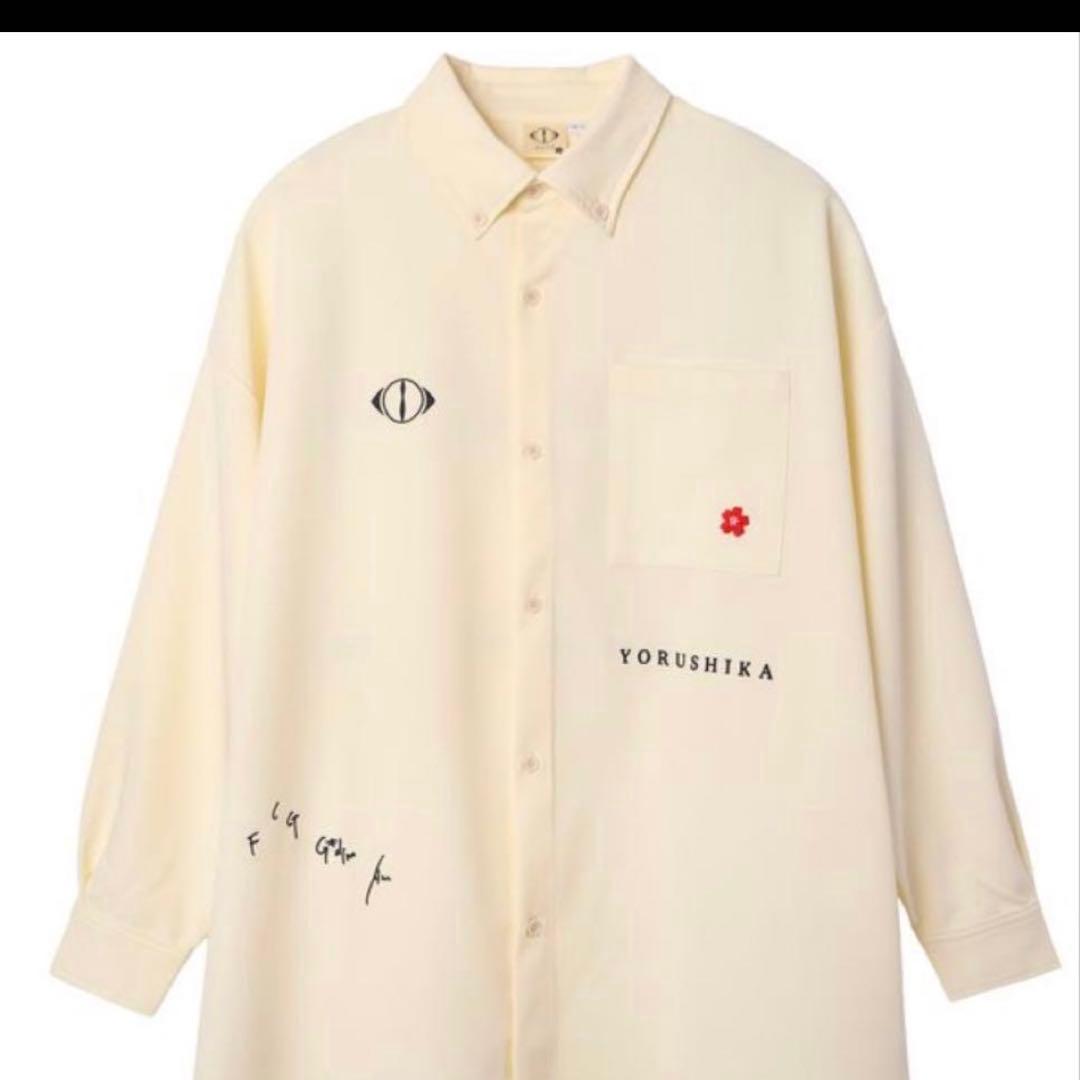ヨルシカ　一人称グッズ　ロングシャツアイボリー Lサイズ