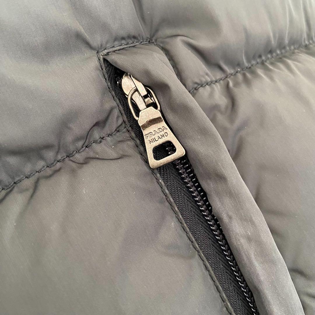 希少着丈118cm PRADA SPORTS ベンチコート　ダウン　黒 美品