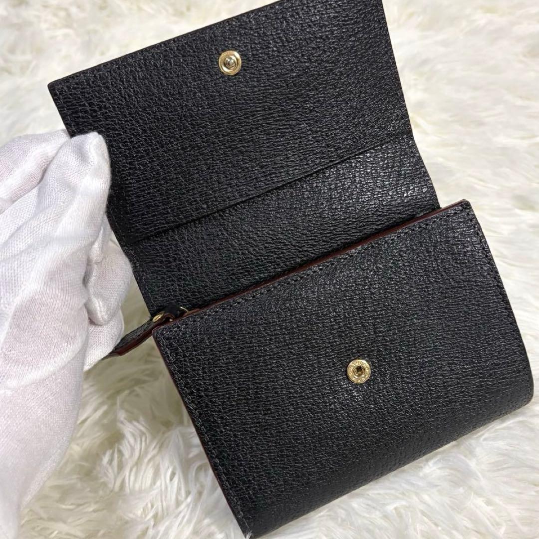 美品 ヴィヴィアンウエストウッド 三つ折りEXECUTIVE ビッグオーブ 黒