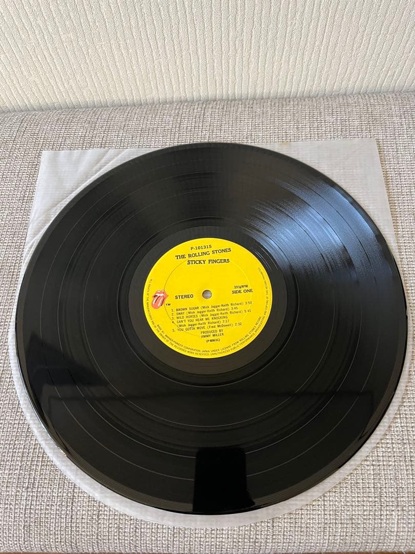 【日本盤】ローリング・ストーンズ / STICKY FINGERS LP