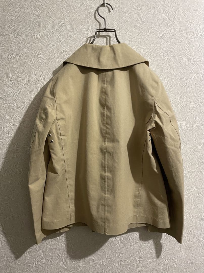 スコットランド製 MACKINTOSH × Y's ゴム引き ピーコート