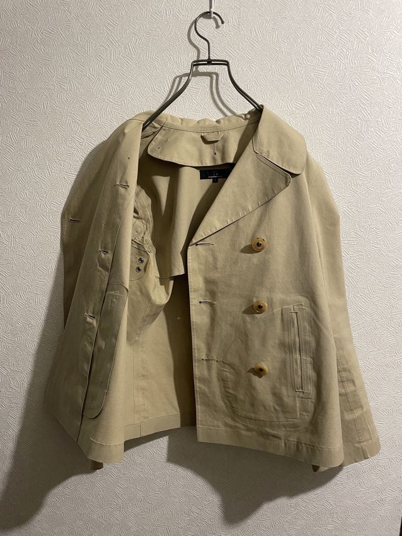 スコットランド製 MACKINTOSH × Y's ゴム引き ピーコート
