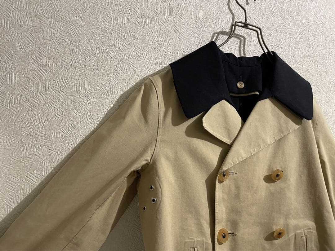 スコットランド製 MACKINTOSH × Y's ゴム引き ピーコート